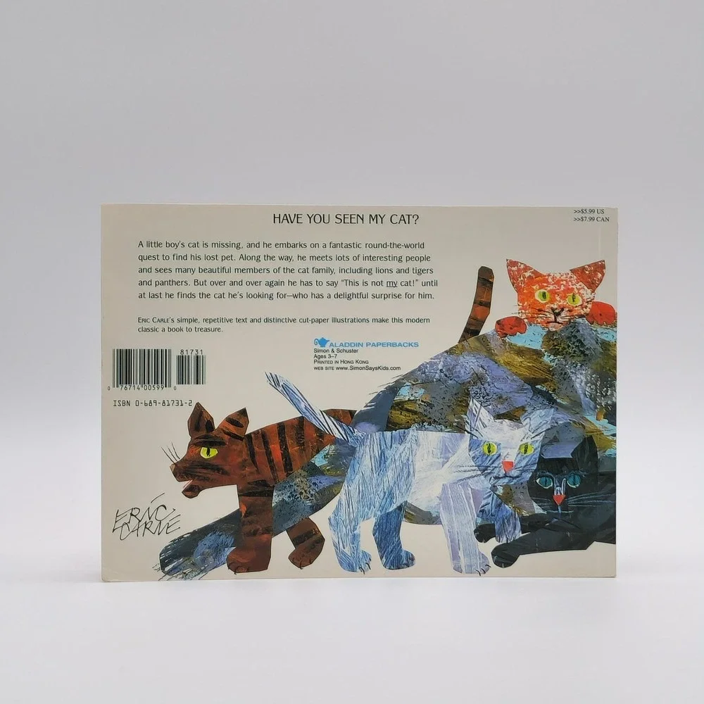 Eric Carle Have You Seen My Cat? Vintage 1997 Paperback Picture Book Illustrated